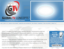 Tablet Screenshot of globaltvconcepts.com